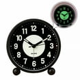 thumbnail image 3 of HIBIBUD High-Quality Bedside Glow-in-the-Dark Alarm Clock,Non-Ticking Bedroom Decor, 3 of 5
