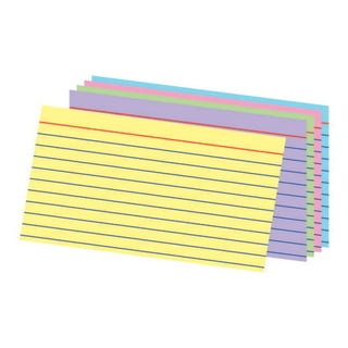 Index Cards in Paper 
