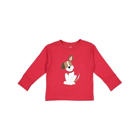 

Inktastic Dog with ear up Gift Toddler Boy or Toddler Girl Long Sleeve T-Shirt