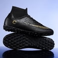 thumbnail image 3 of Botas de fútbol profesionales para hombre, zapatos de entrenamiento transpirables, ultraligeros, antideslizantes, para exteriores, envío directo, novedad, 3 of 5