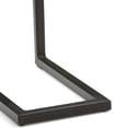 thumbnail image 2 of Simpli Home Skyler 18 inch Wide Solid Mango/Metal Industrial C Side Table in Dark Cognac Brown/Black, Assembled, 2 of 7