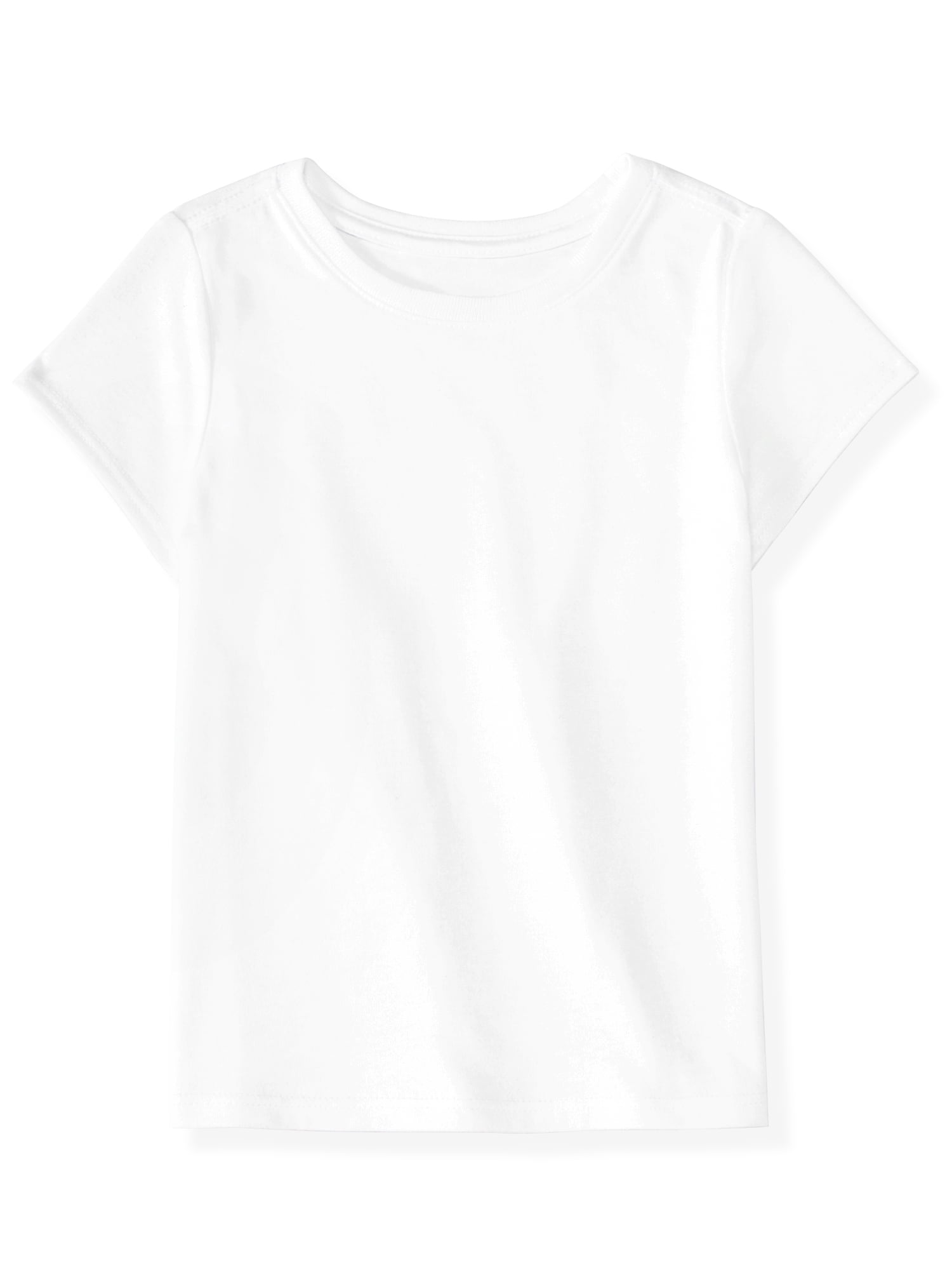 Garanimals Newborn, Baby & Toddler Girl Cotton Short-Sleeve Solid T-Shirts, 3-Pack, Sizes 0-6T