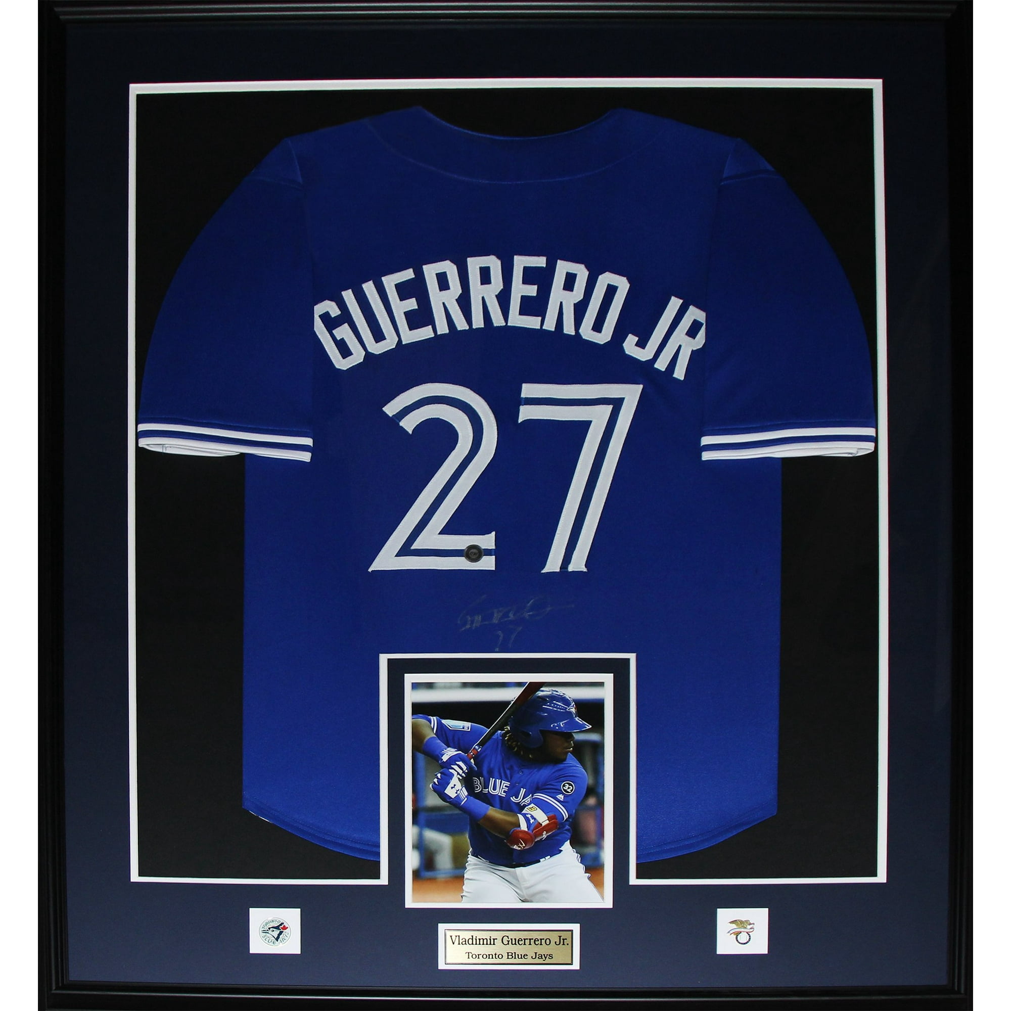 Framed Vlad Guerrero Jr. Toronto Blue Jays Autographed Blue Jersey