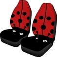 thumbnail image 6 of Pzuqiu Ladybug Car Seat Covers, 4 Pcs Car Front Seats and Rear Bench Cove, Universal Elastic Vehicle Seats Cushion Automotive Interior Protection Accessories, 6 of 7