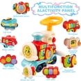 thumbnail image 5 of FVLOENG Baby Push Walkers Activity Table Center  4 in 1 Push Pull Sit and Ride Train Toys, Music Panel for 12 Months+ Early Educational Gift Infant Boys Girls, 5 of 8