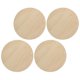 thumbnail image 5 of 4pcs Khaki Wood Circles for Crafts Unfinished Decorative Rounds Lightweight for Holiday Decorations, 5 of 5