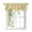 Beige, variant on Yellow Lemon Rounds Tie Up Valances Curtain, Summer Fruit Rustic Floral Minimalist Adjustable Rod Pocket Window Treatment Short Tie Up Curtains Valances for Kitchen Living Room Bathroom 54x18 Inches