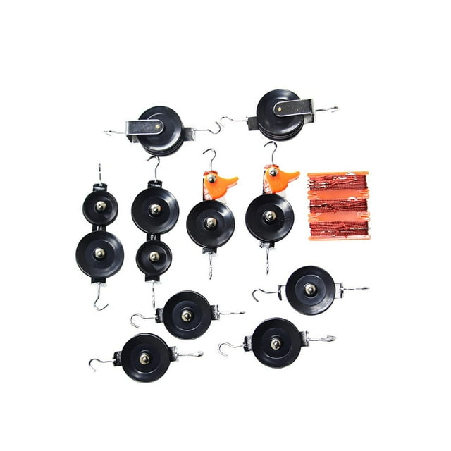 HILABEE Blocs de Poulies Physiques Ensemble d'Expériences de Physique 11 Pcs
