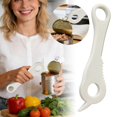 thumbnail image 2 of Abrelatas manual con mango ergonómico, estructura metálica resistente, abre latas y botellas sin esfuerzo, compacto para cocina, hogar y restaurante, 2 of 7