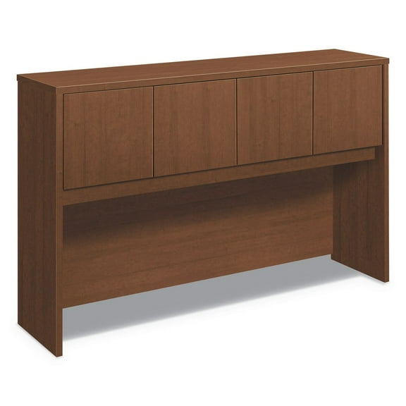 HON HLM60HUT.F 60 in. x 14.63 in. x 37.13 in. Foundation Hutch with Doors - Shaker Cherry