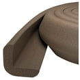 thumbnail image 3 of KidKusion Foam Rubber Edge Guard for Table, Desk, Cabinet, 6 ft, 1 CT, Brown, Toddler, 3 of 11
