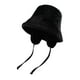 thumbnail image 1 of Sombrero de pescador Qarigey cálido de invierno poliéster negro, 1 of 6