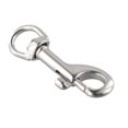 thumbnail image 2 of Scuba Diving Stainless Steel Hook Dual End Bolt Quick Carabiner Swivel Buckle, 2 of 10