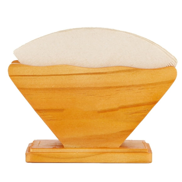 filter paper holder coffee paper organizer coffee filter stand coffee paper holder wooden coffee filter rack
