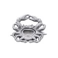 thumbnail image 2 of Coastal Crab Shaped Bottle Opener Polished Silver Aluminum, 2 of 2