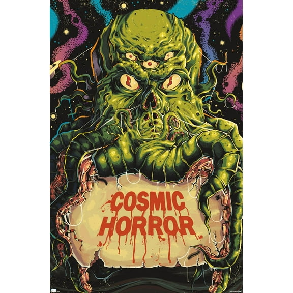 Cthulhu Monster - Classic Horror Wall Poster, 22.375" x 34"