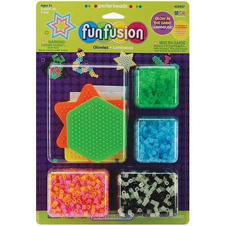 Perler Fun Fusion Fuse Bead Activity Kit, Glowies