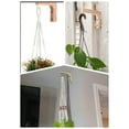 thumbnail image 7 of 2 Pack Wood Outdoor Hanging Plant Hook, Balcony Plant Hangers Indoor, Bird Wooden Hanging Basket Hooks for Indoor Flower Baskets Pot Wind Chime Lanterns Planter, 7 of 7