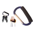 thumbnail image 4 of Eigraketly Hebilla de esponja multifuncional multicolor recortada accesorios grandes para acampar cierre de Metal botella deportiva Escalada Negro 140*80mm, 4 of 6