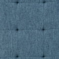 thumbnail image 2 of Simpli Home Draper 40 in. W Solidwood Tufted Ottoman Bench in Denim Blue Linen Look Fabric, 2 of 7