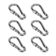 thumbnail image 5 of Spring Snap Hooks, Stainless Steel 6pcs Quick Connect Key Chain Link Buckle For Hiking, 5 of 8