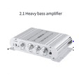 Car Stereo Amplifier Speaker Hifi Power 2.1 Channel Home Subwoofer