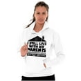 thumbnail image 3 of Live With Parents Slacker Funny Unisex Plus Fleece Graphic Hoodie Brisco Brands 2X, 3 of 5
