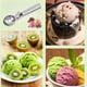 thumbnail image 5 of Cuchara para helado de acero inoxidable, cuchara para helado resistente con gatillo, cuchara de helado de Metal para cuchara de fruta, 5 of 5