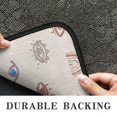 thumbnail image 6 of Brown Boho Eye and Rainbow Pattern Door Rugs,Washable Non Slip Door Mats Indoor,Decorative Door Mats,Entry Mat Indoor for Entrance,Bedroom,Kitchen,Bathroom,30"x17", 6 of 6