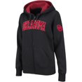 thumbnail image 2 of Women's Colosseum  Black Oklahoma Sooners Arched Name Full-Zip Hoodie, 2 of 3
