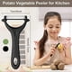 thumbnail image 2 of 2Pcs Potato Peeler, Y-Shaped Swivel Vegetable Peeler, Fruit Peeler , Ergonomic Handle Stainless Steel Peeler, 2 of 5