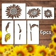 thumbnail image 1 of Xihbxyly Plantillas para Vallas de Jardín, Decoración Floral Diy, Plantilla de Plástico Reutilizable, Diseño Fácil de Limpiar, Ideal para El Hogar o La Oficina, Arte Floral para Pared, Incluye 6 Plan, 1 of 5
