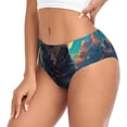 thumbnail image 2 of Balery Starry Sky Moon Wolf Leader Ropa Interior de Algodón para Mujer con Dibujo – Braguitas Cómodas y Elásticas, Estilo Clásico-3X-Large, 2 of 6