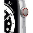 thumbnail image 4 of Restored Apple Watch Series 9 41mm GPS Silver Aluminum Case with Storm Blue Sport Band - S/M (Refurbished), 4 of 4