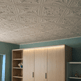 thumbnail image 1 of Styrofoam Glue-up Ceiling Tiles to Cover Popcorn Ceiling, 65 sq.ft., 1 of 6