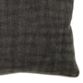 thumbnail image 4 of Benzara BM228820 Square Fabric Throw Pillow with Twill Weave Pattern, Gray, 4 of 5