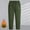 Army Green, variant on Women Thermal Leggings Fleece Sweatpants Elastic Waisted Solid Color Jogger Drawstring Pocket Thick Casual Trousers Regular Fit Fall Winter Home Comfortable Workout Pants,Army Green