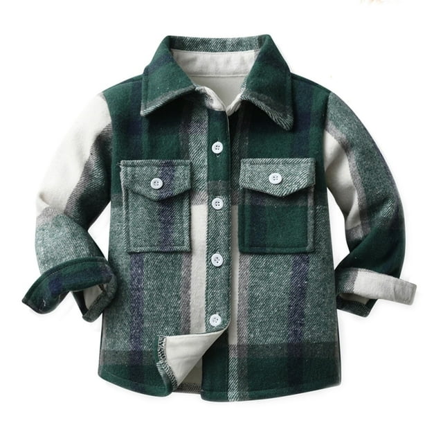 Manteau Cardigan Épais à Manches Longues Imprimé pour Garçons, Chaud pour l'Hiver, pour Tout-Petits et Enfants, Manteau d'Automne, Veste