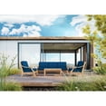 thumbnail image 5 of Adrien Teak Deep Seating Outdoor Club Chair with Navy Cushion, 5 of 5