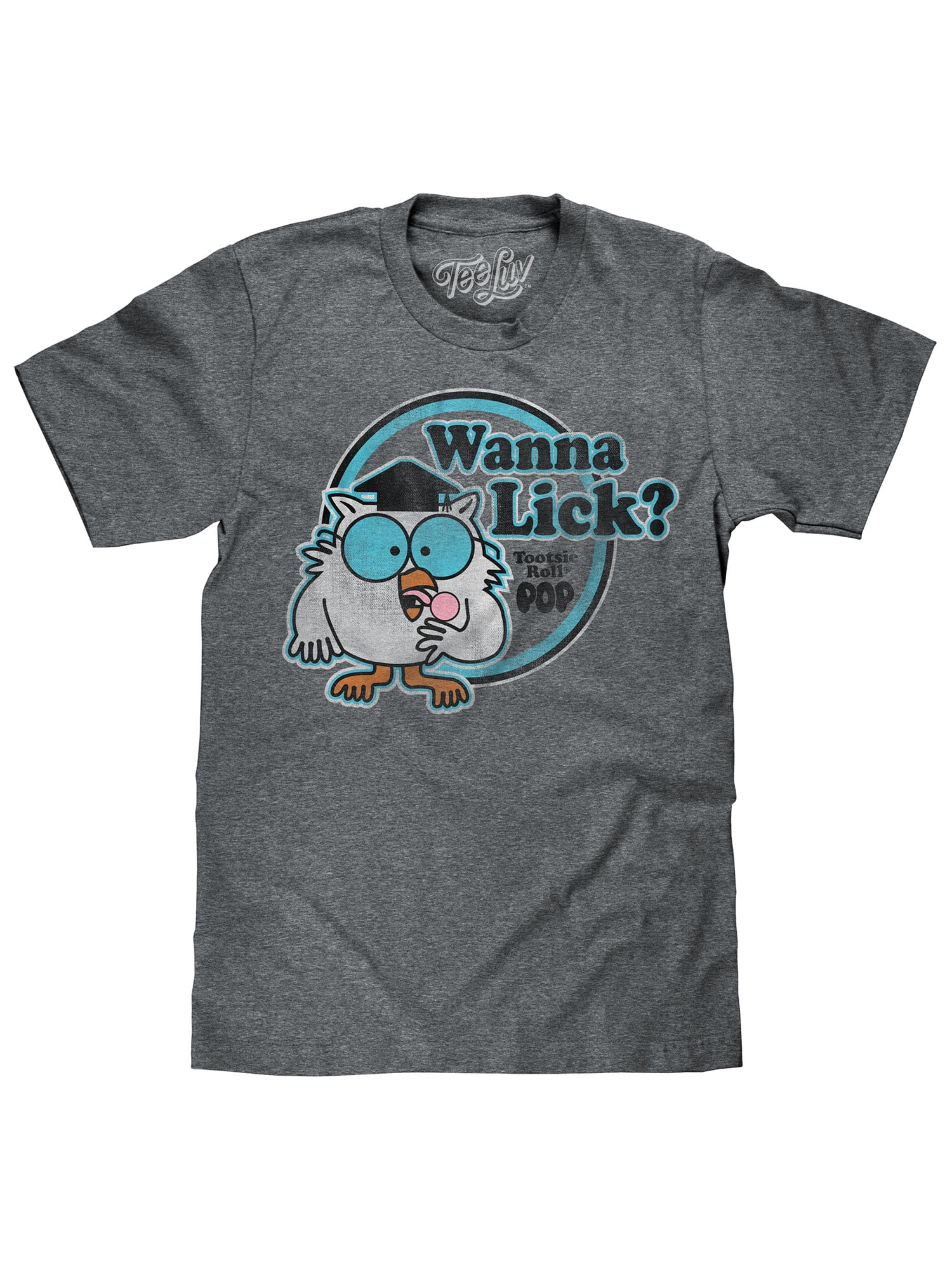 Tee Luv Men's Mr. Zip USPS Retro T-Shirt - Vintage Cartoon Mascot, Light Blue Heather - View #9