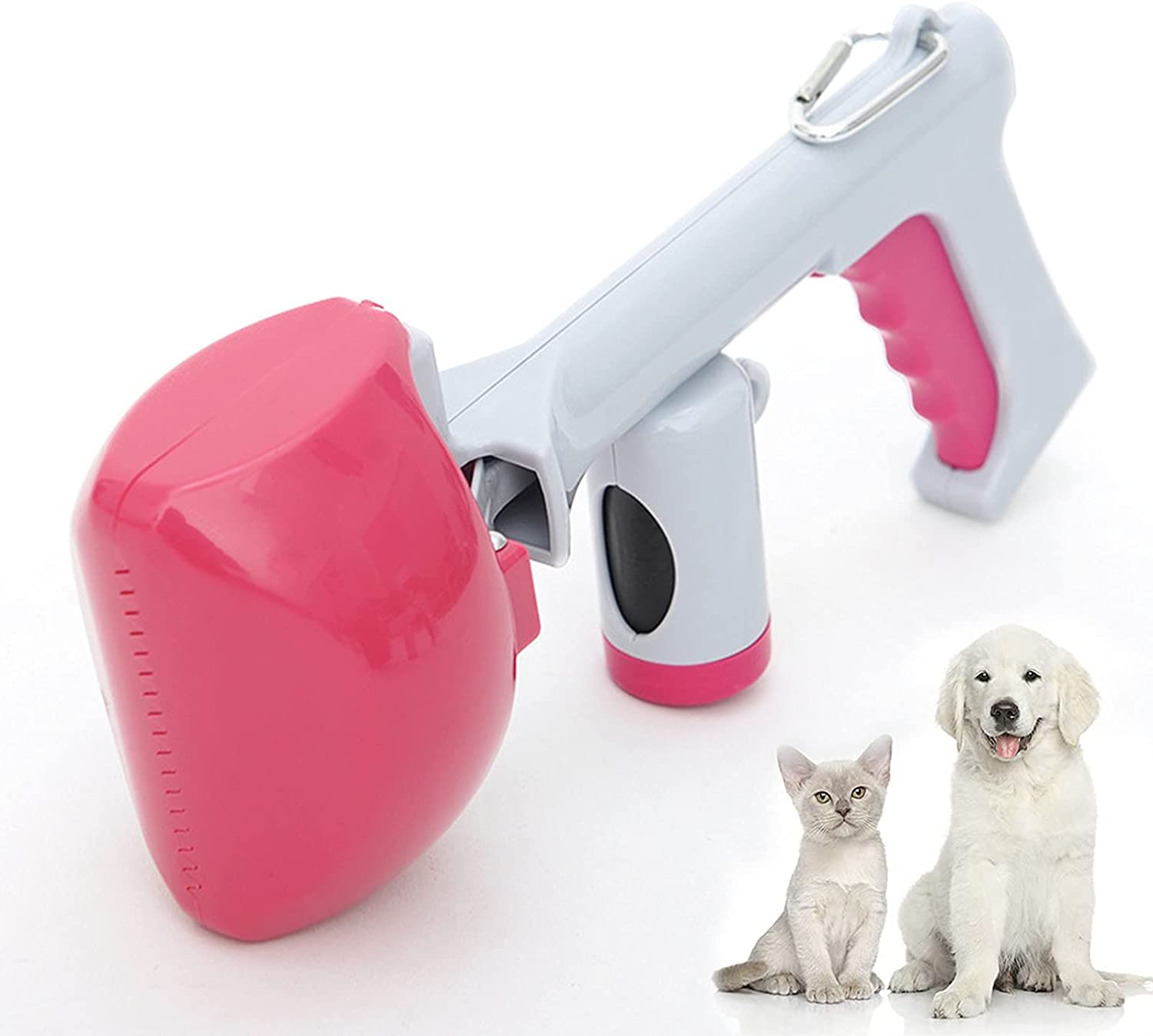 CoCopeaunt Outdoor Portable Cat Dog Pooper Scooper, NonBreakable Pet Pooper Scooper for Large