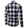 thumbnail image 2 of Men‘s Long-Sleeve Plaid Shirt, 2 of 3