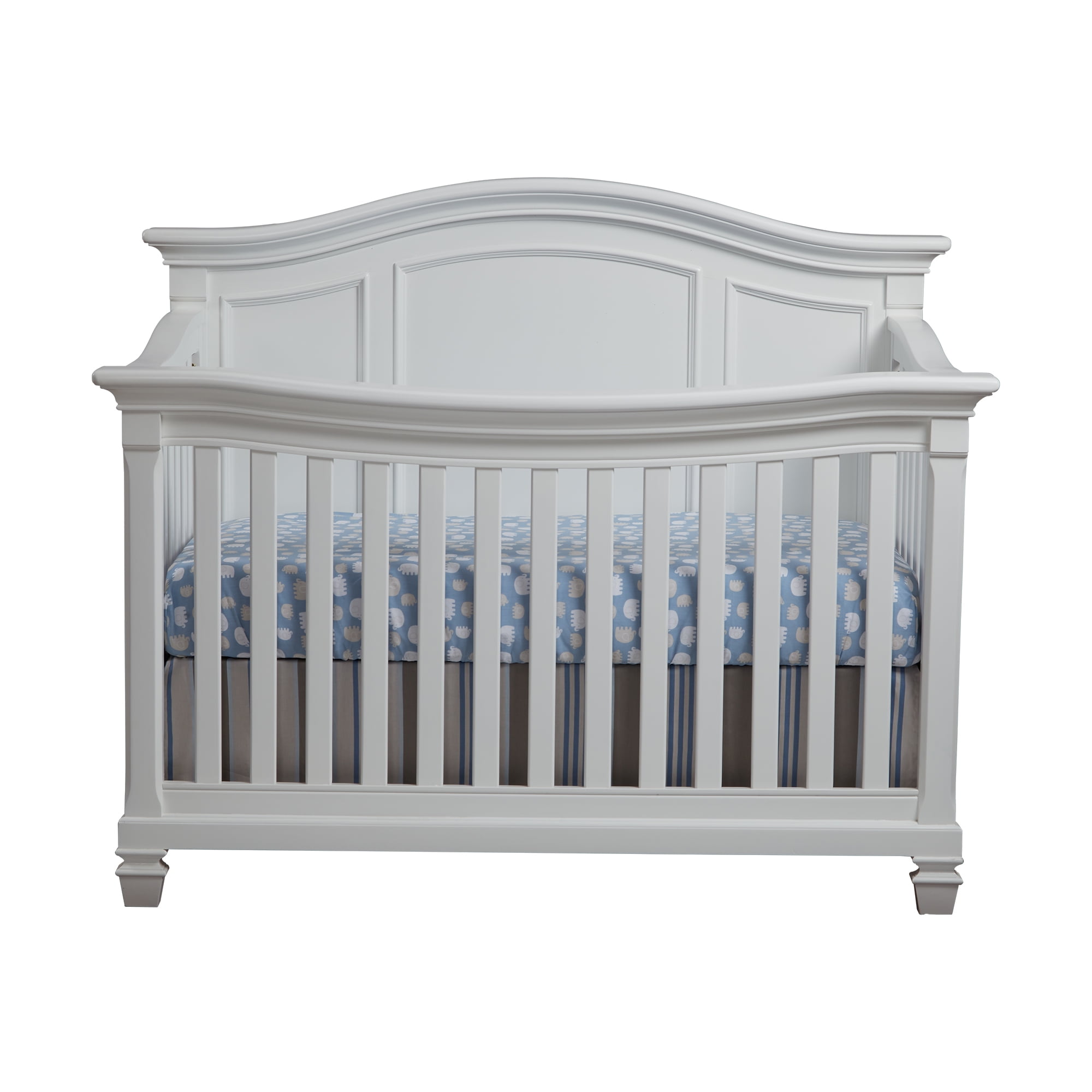 Baby Cache Glendale 4-in-1 Convertible Crib in Pure White