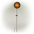 thumbnail image 3 of Alpine Corporation 40" Metal Solar Sun Garden Stake LED Light, Brown, 3 of 11