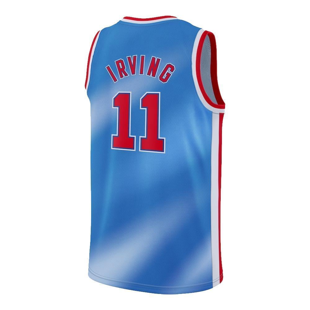 NBA_ 2021 New Kevin basketball jersey 7 Durant Kyrie Mens 11 Irving Mesh 72  Biggie Retro Cheap Red 