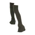 thumbnail image 4 of Calentadores de piernas de para patinaje, calcetines largos y suaves de tejido térmico, calcetines sin pies para patinaje, ideales para deportes verde oscuro, 4 of 8