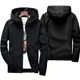thumbnail image 3 of Nuevas chaquetas de senderismo al aire libre impermeable con capucha rompevientos abrigo hombres otoño Casual tácticas de pesca chaquetas militares de color sólido 7XL, 3 of 4