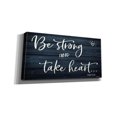 thumbnail image 2 of Epic Graffiti 'Be Strong And Take Heart' by Susie Boyer, Giclee Canvas Wall Art, 24"x12", 2 of 8