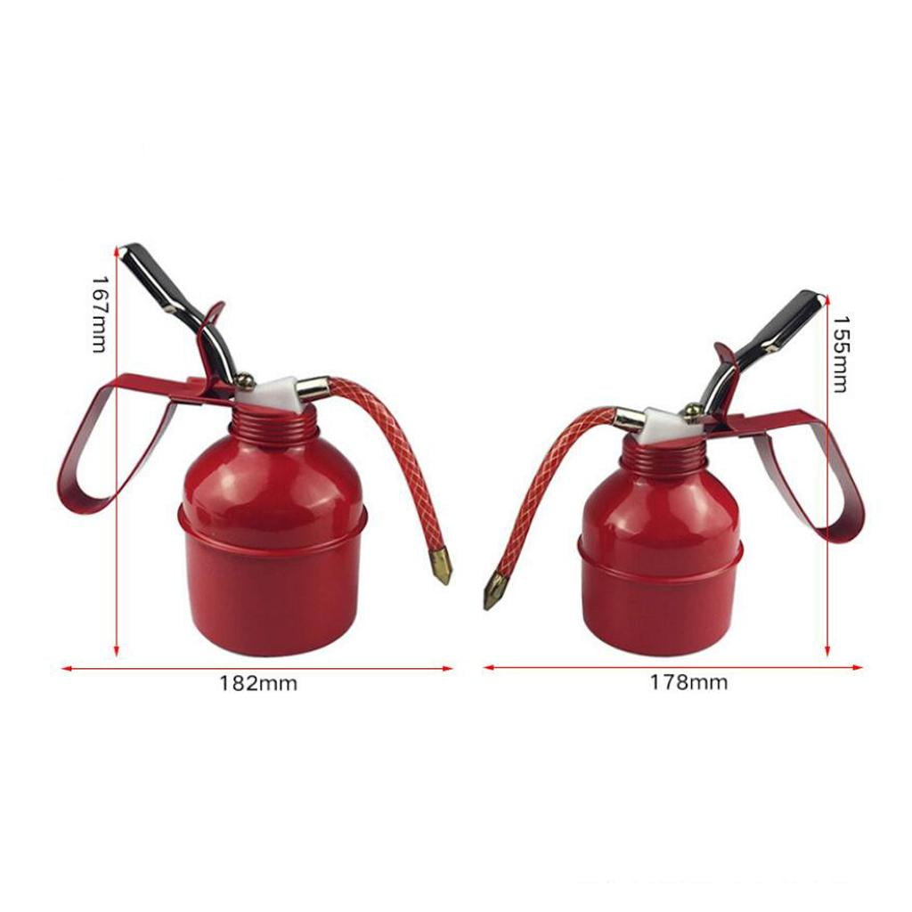 YWMJZEU 5cc Metal High Pressure Oil Can Gun Pump Grease Squirt Spout Nozzle Pump