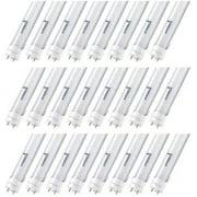 18-Watt 4 ft. Linear T8 Frosted 4000K Single-End Powered Ballast Bypass LED Tube Light Bulb 24-Pack